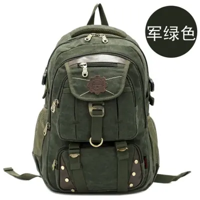 Image de Sac à Dos Vintage Homme - Grand Format & Étui PC 14"