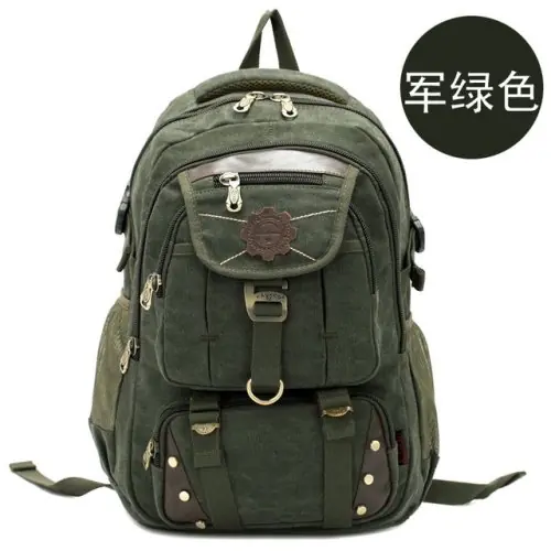 Image de Sac à Dos Vintage Homme - Grand Format & Étui PC 14"