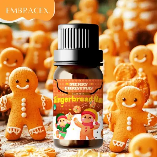 Image de Huile essentielle 10 ml en forme d'homme en pain d'épices