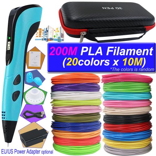 Immagine di Penna 3D per Bambini con Schermo LED - Set Creativo per Stampare in 3D
