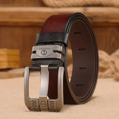 Image de Ceinture Homme Cuir Véritable - Style Cowboy Luxe