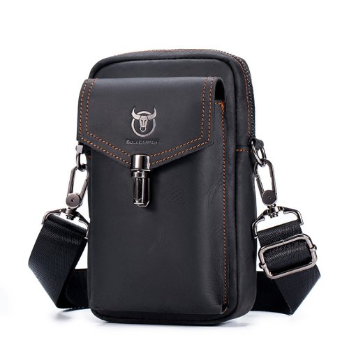 Imagen de Riñonera de Cuero para Hombre - Estilo Crazy Horse