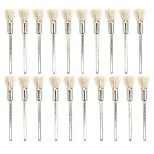 Image de Kit de 20 Brosses pour Polissage Bijoux - Cuivre & Acier