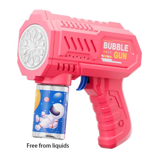Image de Pistolet à Bulles Électrique Astronaute - Jouet Lumineux pour Enfants