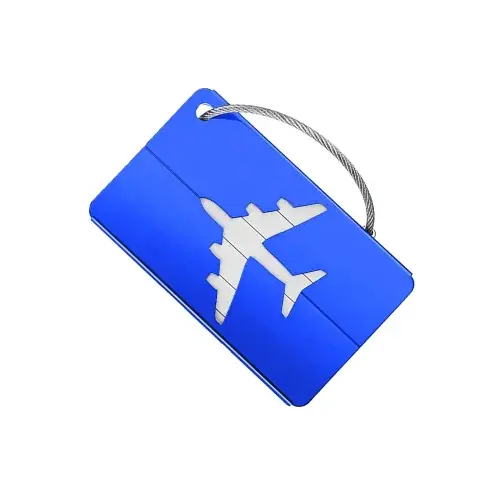Image de Étiquette de Bagage en Aluminium - Anti-Perte & Pratique