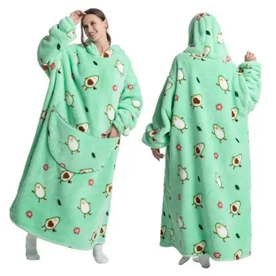 Image de Sweat à Capuche Avocado Smile - Ultra Confortable & Respirant