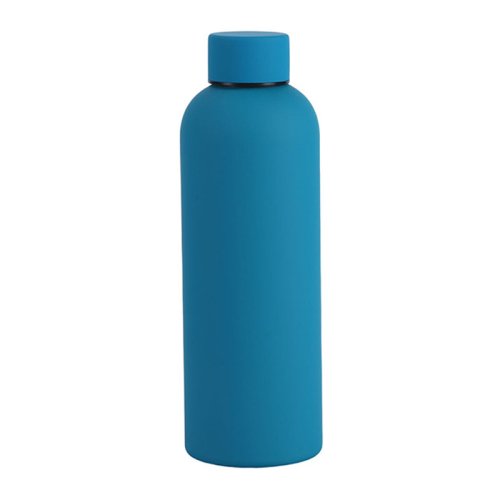 Immagine di Tazza Termica da 500-750 ml in Acciaio Inox con Bocca Piccola, Bottiglia Isolante per Uso Esterno, Bollitore Sportivo con Rivestimento in Gomma Antiscivolo e Doppia Parete per Bevande Calde e Fredda