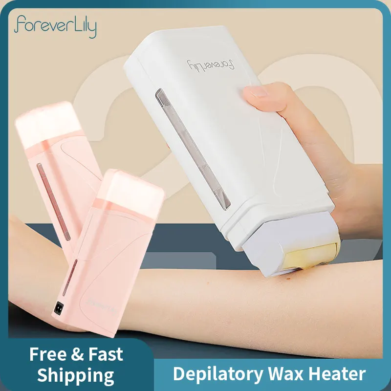 Afbeelding van Natuurlijke Handheld Waxverwarmer met Verwarmingssysteem voor Lichaams- en Okselontharing – Compleet Setje voor Zachte en Pijnloze Epilatie
