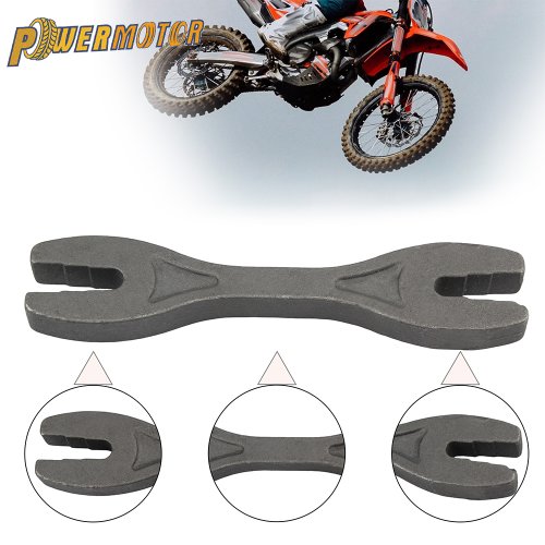 Afbeelding van Universele 6-in-1 Motorfiets Spaaksleutel - Dubbelzijdige Reparatie Tool voor Motocross en Crossmotor