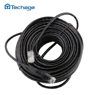 Image de Câble Ethernet Cat5 RJ45 Extérieur Étanche - 10m à 50m