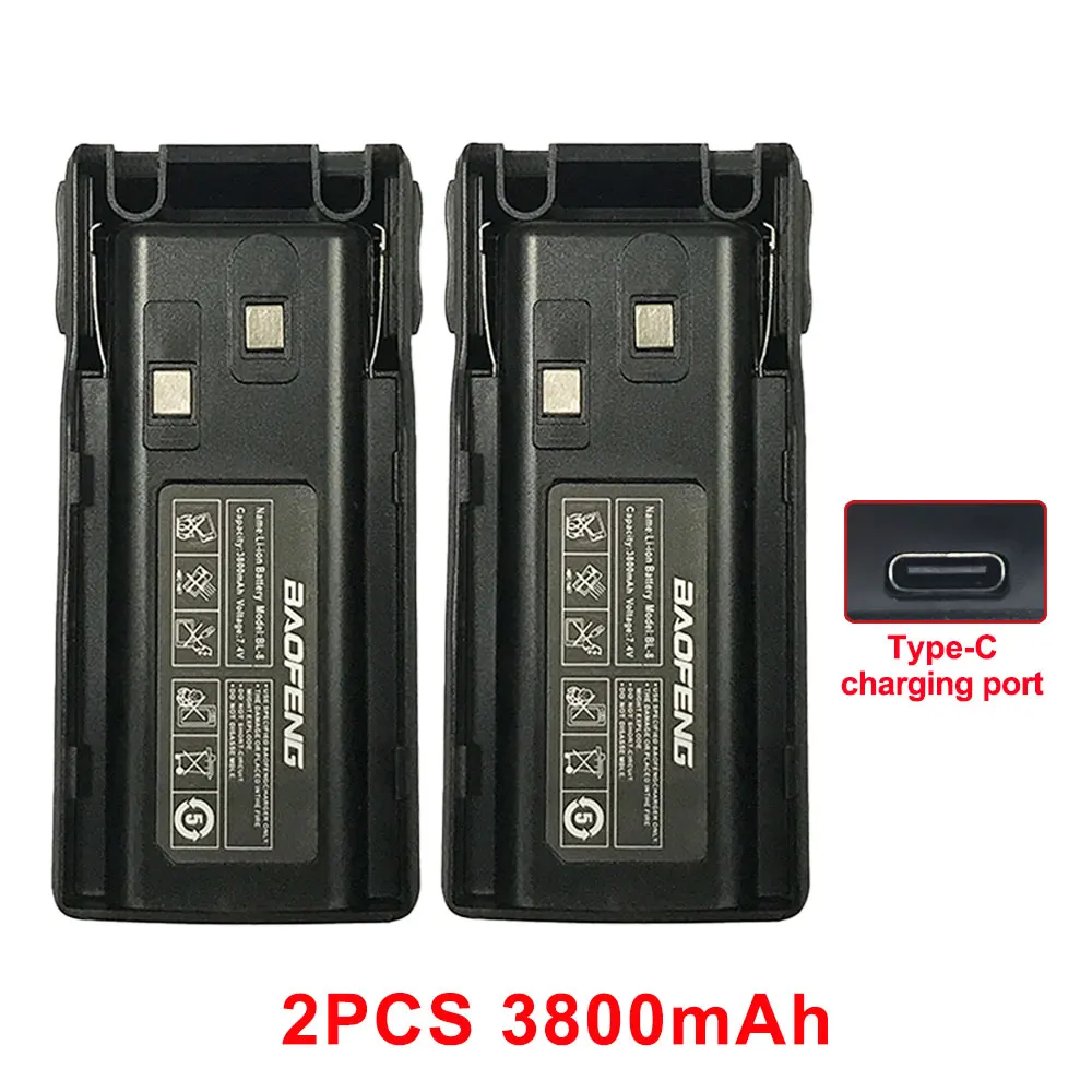 2Pcs-3800mAh batería