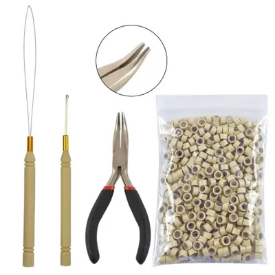 Image de Kit Outils Extensions Cheveux - 500 Pièces