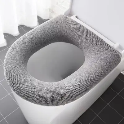 Image de Housse de Siège de Toilette Citrouille - Douce & Chaud