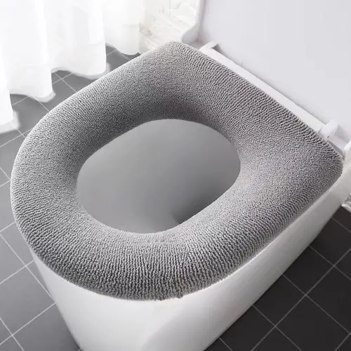 Image de Housse de Siège de Toilette Citrouille - Douce & Chaud