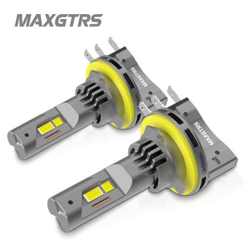 Imagen de Kit de 2 Bombillas LED H15 para Faros de Coche, 6500K Blanco, 30000LM, con Tecnología Canbus y Ventilador de Refrigeración, Lámparas de Conducción y DRL sin Errores