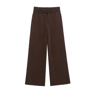 Image de Ensemble 2 pièces femme marron - Pull + Pantalon taille haute
