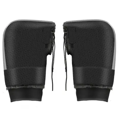 Image de Manchons de Guidon Imperméables Hiver - Gants Thermiques Moto & Vélo