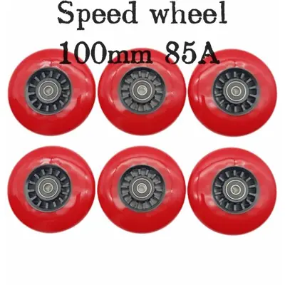 Roues de Patin à Rouleaux 90-110mm - Lot de 6 avec Roulements