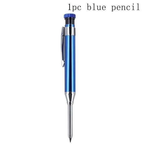 Image of 6Colors 2.8mm Metal Solid Carpenter Mechanical Pencil with Sharpener 2B Lead Core Deep Hole Construction Marking Scriber Tool
