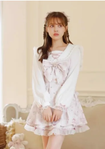 Bear light pink set