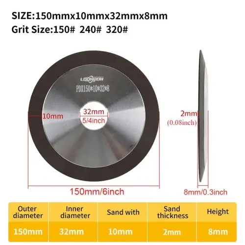 150x10x32x8mm
