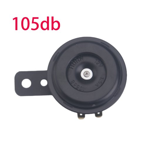 Immagine di Kit Clacson Elettrico per Moto con Altoparlanti Rotondi Universali Impermeabili, 12V, 1.5A, 105dB – Accessorio di Sicurezza per Motociclette