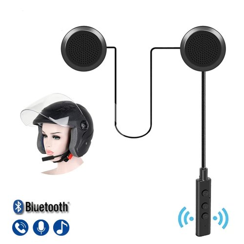 Afbeelding van Motor Bluetooth 5.3 Stereo Headset Moto Universele Helm Koptelefoon Draadloos Handsfree Bellen met 250mHA