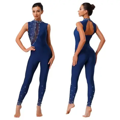 Image de Justaucorps de Danse Élégant - Transparent & Patchwork