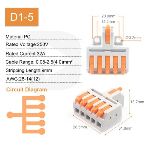 D1-5O 5 stuks
