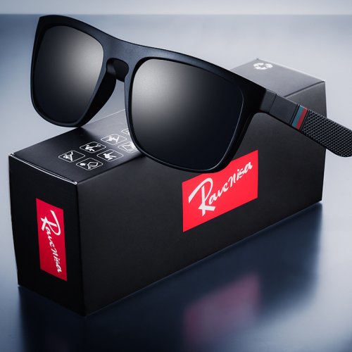 Image de Lunettes de Soleil Vintage Carrées Polarizées UV400
