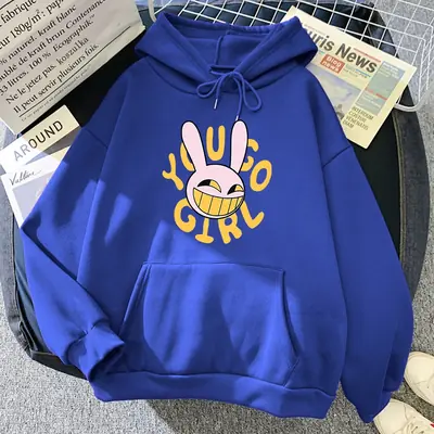 Sweat à Capuche Lapin Harajuku - Style Vintage & Drôle