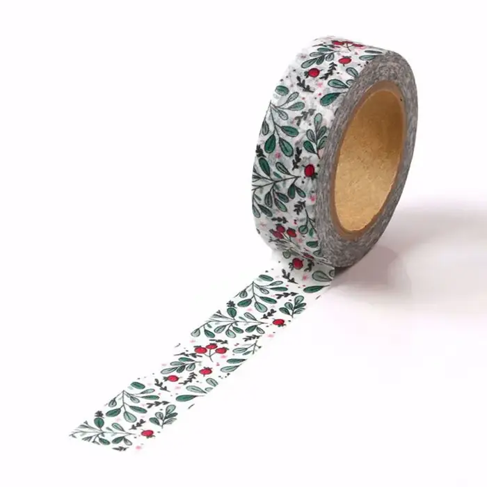 Image de Ruban Washi Fleur & Feuilles - Déco Kawaii