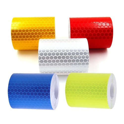 Image of 3M/1M Car Reflective Tape Auto Safety Warning Sticker Reflector Protective Tape Strip Film for Trucks Auto Motorcycle Stickers