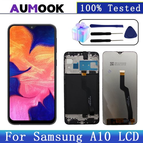 Imagen de Pantalla LCD para Samsung A10 - Repuesto Original con Digitalizador