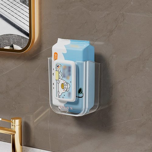 Image of Eco-Friendly Wall-Mounted Bathroom Tissue Holder with Spacious Opening and Heavy-Duty Design for Everyday Use