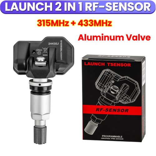 Image de Capteur TPMS 2 en 1 315/433 MHz - Programmation Illimitée