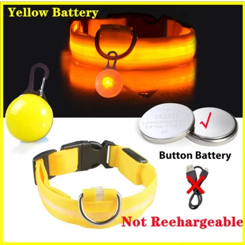 Yellow buttonbattery