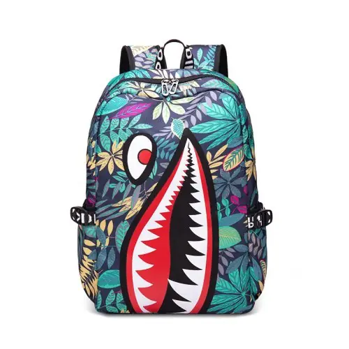 Image de Cartable Requin Dessin Animé - Sac École Enfant