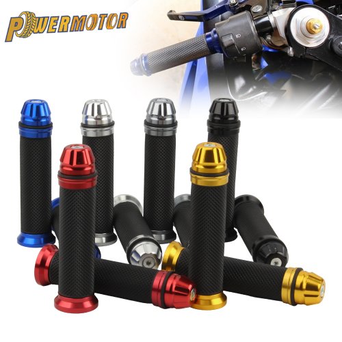 Afbeelding van Premium Motorfiets Handschoenen 7/8 inch 22mm - Comfortabele en Stijlvolle Stuurgrepen voor Aprilia, Honda, Yamaha, Suzuki, Kawasaki, BMW, Ducati & Victory