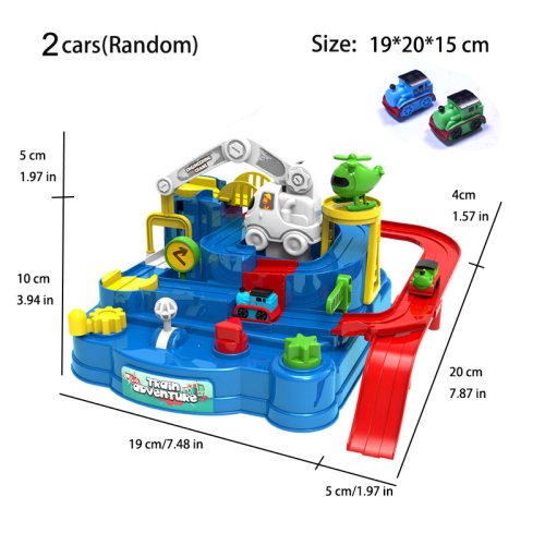 Bild von Heißer Racing Rail Auto Modell Zug Track Abenteuer Spiel Tiere Raum Rakete Spielzeug Kinder Pädagogisches Gehirn Mechanische Interaktive