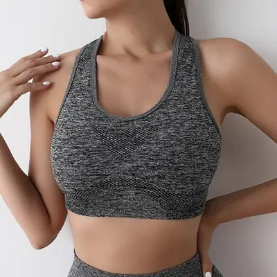 Image de Soutien-gorge sport push-up respirant pour femmes