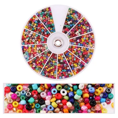 Image de Perles de Rocaille Verre - Lot de 2000 Pièces