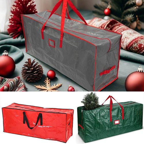 Imagen de Bolsa de Almacenamiento para Árbol de Navidad Plegable, Bolsa de Tela Oxford Multifuncional para Decoración Navideña, Organizador Durable y Práctico