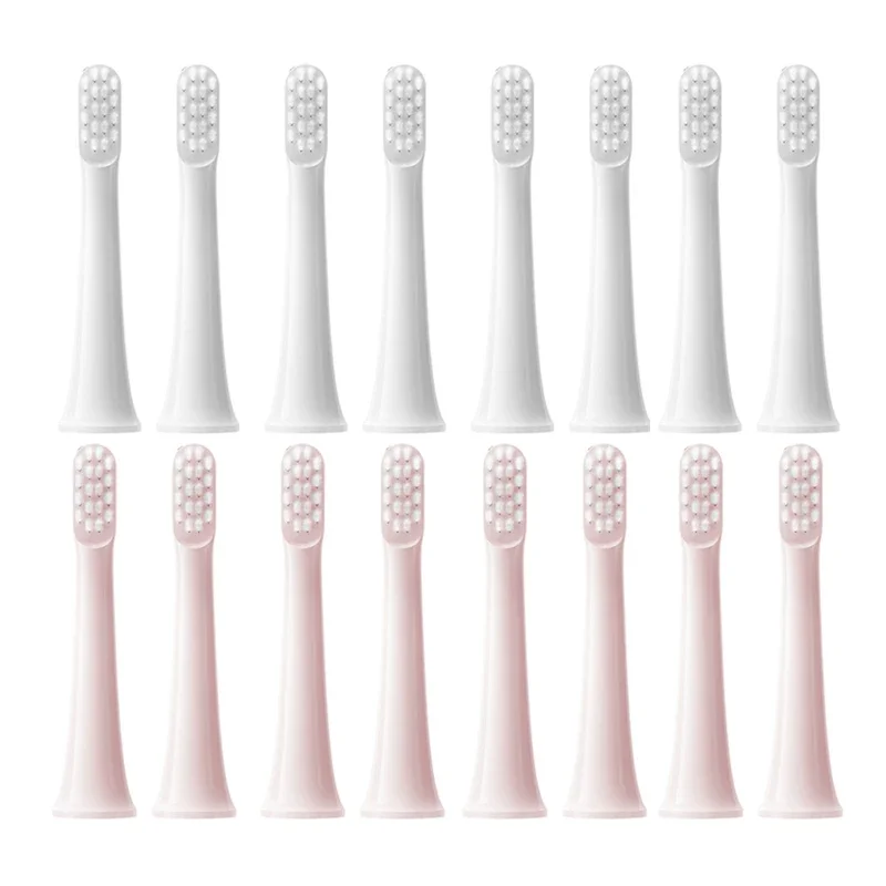 Imagen de Cabezales de repuesto para Xiaomi Mijia T100 cepillo de dientes eléctrico sónico con cerdas suaves y boquillas intercambiables, pack de 8 unidades