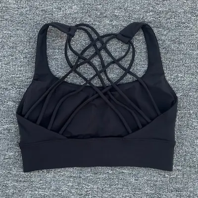 Image de Soutien-Gorge Sport Push-Up Antichoc - Dos Croisé