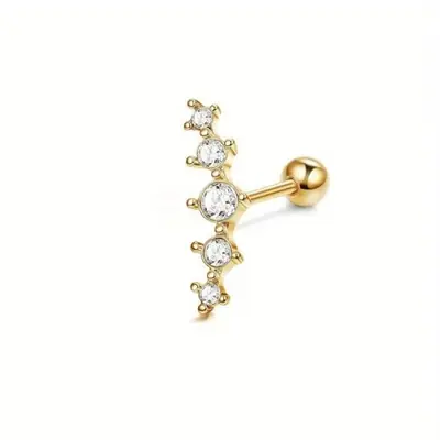 Image de Boucles d'oreilles Opales Brillantes - Piercing Helix & Cartilage
