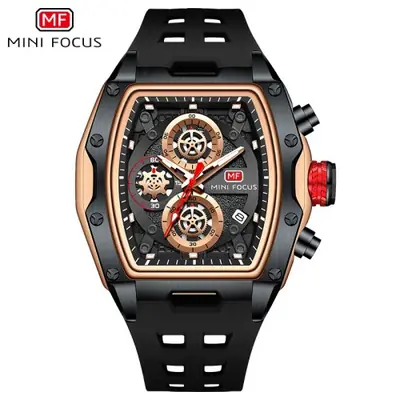 Image de Montre Homme Luxe Chronographe Rouge Étanche