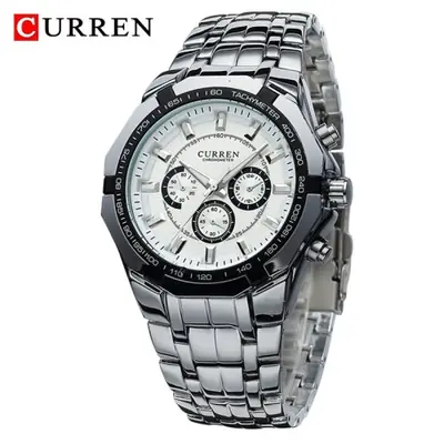 Image de Montre Homme Luxe Militaire Acier Inoxydable - Étanche & Quartz