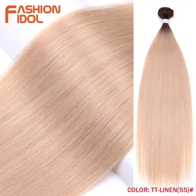 Image de Extensions de Cheveux Longs Blondes Ombrées - 24 Pouces