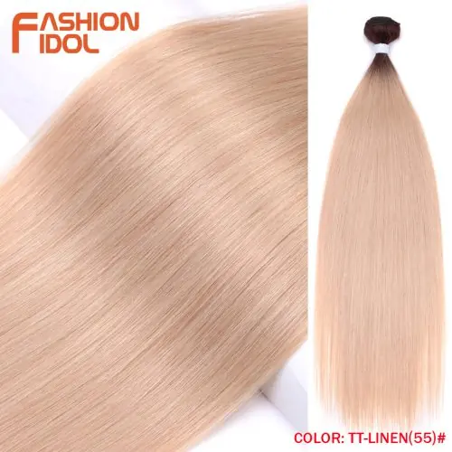 Image de Extensions de Cheveux Longs Blondes Ombrées - 24 Pouces